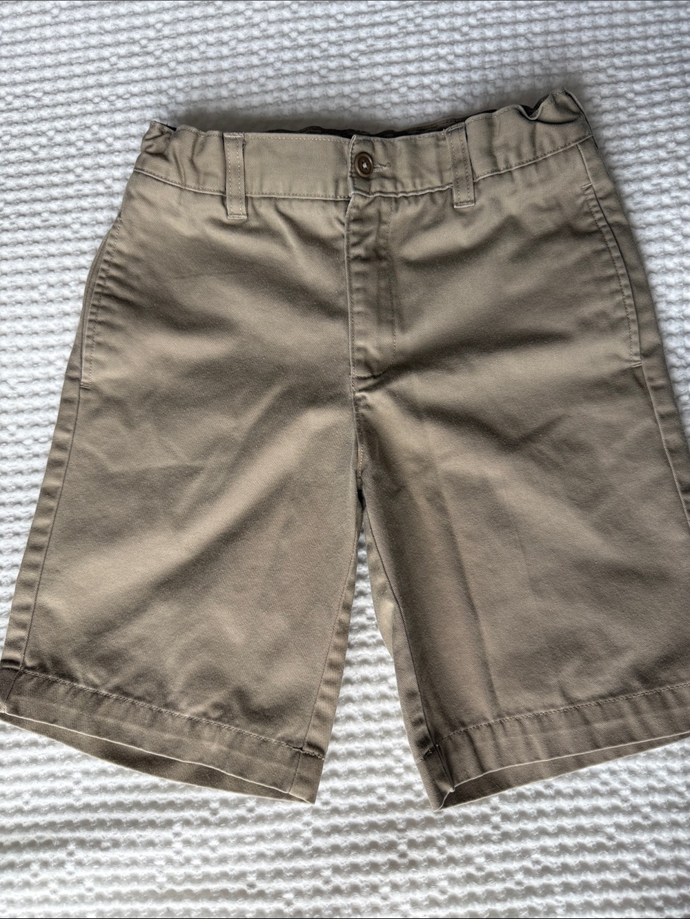 Lands' End Boys' Tan Khaki Shorts